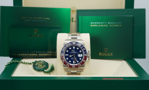 Rolex 126719BLRO GMT MASTER 2 WHITE GOLD PEPSI BEZEL BLUE DIAL 2022 WARRANTY FULL SET - Image 2