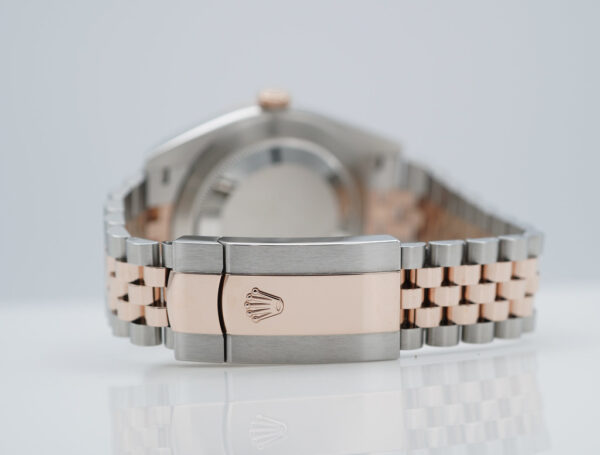 Rolex 126331 DATEJUST 41 ROSE GOLD STEEL CHOCOLATE DIAL JUBILEE 2021 FULL SET - Image 7