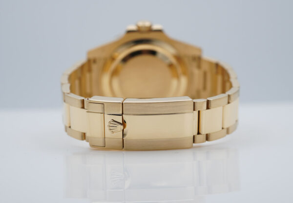 Rolex 116718 18K YELLOW GOLD GMT MASTER II GREEN DIAL BOXES PAPERS - Image 7