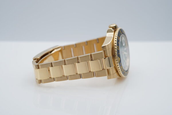 Rolex 116718 18K YELLOW GOLD GMT MASTER II GREEN DIAL BOXES PAPERS - Image 6