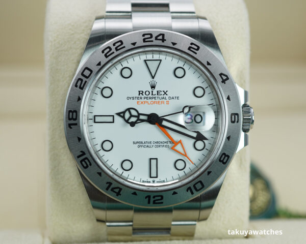 Rolex 226570 EXPLORER 2 POLAR WHITE DIAL NEW MODEL 2023 WARRANTY FULL SET
