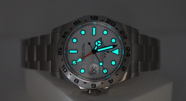 Rolex 226570 EXPLORER 2 POLAR WHITE DIAL NEW MODEL 2023 WARRANTY FULL SET - Image 11