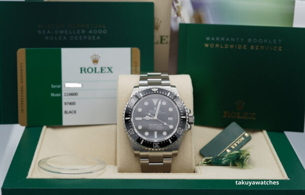 NEW Rolex 116600 SD4K SEA-DWELLER 4000 CERAMIC 40MM STICKERS 2017 FULL SET - Image 2