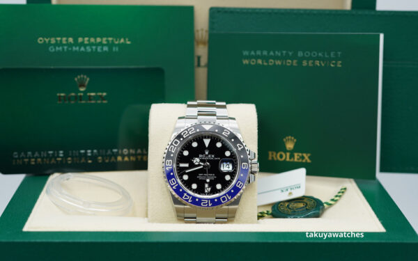 BRAND NEW Rolex 126710BLNR GMT MASTER II BLACK BLUE BEZEL NEW MODEL 2024 FULL SET - Image 2