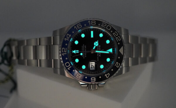 BRAND NEW Rolex 126710BLNR GMT MASTER II BLACK BLUE BEZEL NEW MODEL 2024 FULL SET - Image 11