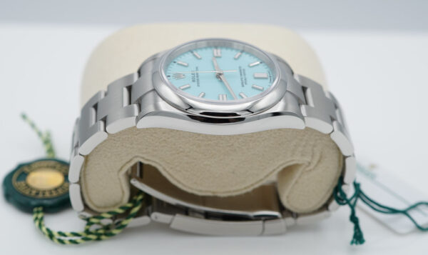BRAND NEW Rolex 126000 OYSTER PERPETUAL 36 TURQUOISE BLUE DIAL 2024 COMPLETE SET - Image 3