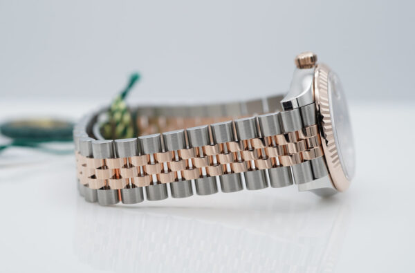 BRAND NEW Rolex 278271 DATEJUST 31 ROSE GOLD STEEL CHOCOLATE DIAMONDS DIAL FULL SET - Image 6