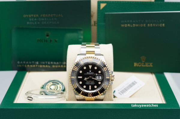 NEW Rolex 126603 SEA-DWELLER 18K YELLOW GOLD STEEL 43MM 2021 WARRANTY FULL SET - Image 2