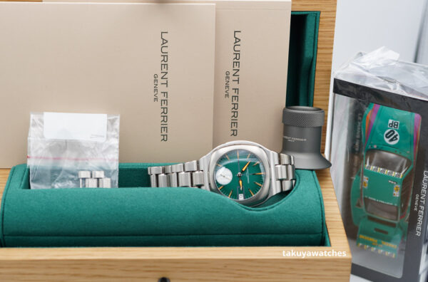 MINT LAURENT FERRIER SPORT AUTO 40 Série Atelier GREEN DIAL 2023 LIMITED EDITION FULL SET - Image 2