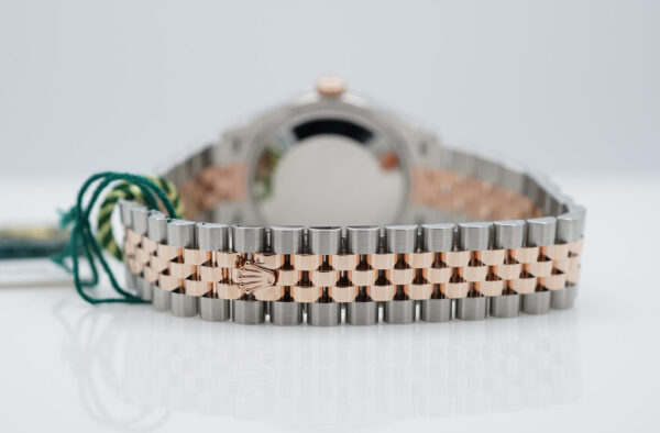 BRAND NEW Rolex 278271 DATEJUST 31 ROSE GOLD STEEL CHOCOLATE DIAMONDS DIAL FULL SET - Image 7