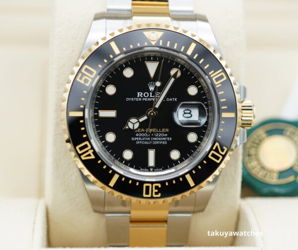 NEW Rolex 126603 SEA-DWELLER 18K YELLOW GOLD STEEL 43MM 2021 WARRANTY FULL SET