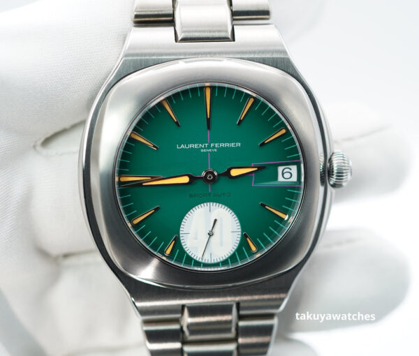 MINT LAURENT FERRIER SPORT AUTO 40 Série Atelier GREEN DIAL 2023 LIMITED EDITION FULL SET