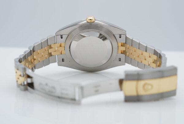 Rolex 126333 DATEJUST 41 GOLD STEEL CHAMPAGNE MOTIF DIAL JUBILEE 2023 FULL SET - Image 8