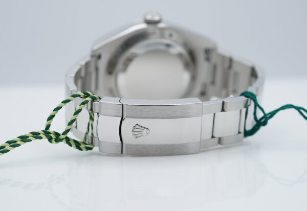 NEW Rolex 116400GV MILGAUSS GREEN CRYSTAL Z BLUE DIAL 2023 WARRANTY SET - Image 7