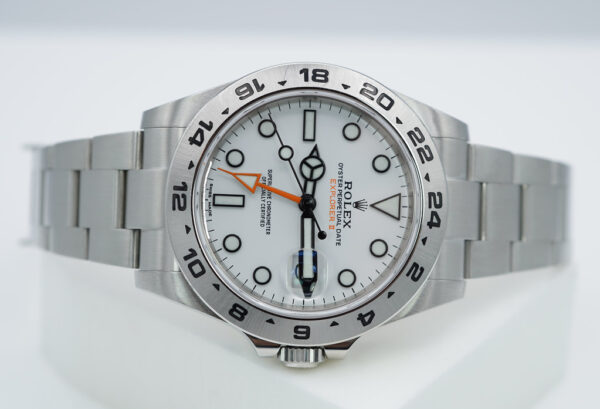 Rolex 216570 EXPLORER 2 WHITE POLAR DIAL 42MM 2018 COMPLETE SET - Image 9