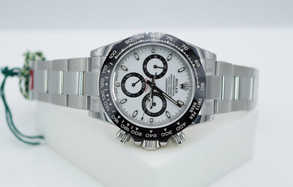 BRAND NEW Rolex 116500LN DAYTONA CERAMIC BEZEL WHITE DIAL 2023 STICKERS FULL SET - Image 9