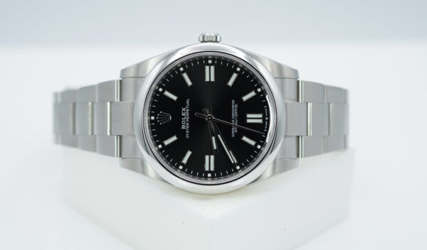 Rolex 124300 OYSTER PERPETUAL 41 BLACK DIAL 2023 WARRANTY COMPLETE SET - Image 10