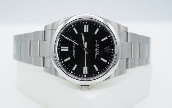 Rolex 124300 OYSTER PERPETUAL 41 BLACK DIAL 2023 WARRANTY COMPLETE SET - Image 9