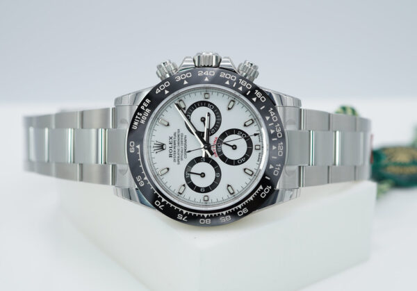BRAND NEW Rolex 116500LN DAYTONA CERAMIC BEZEL WHITE DIAL 2023 STICKERS FULL SET - Image 10