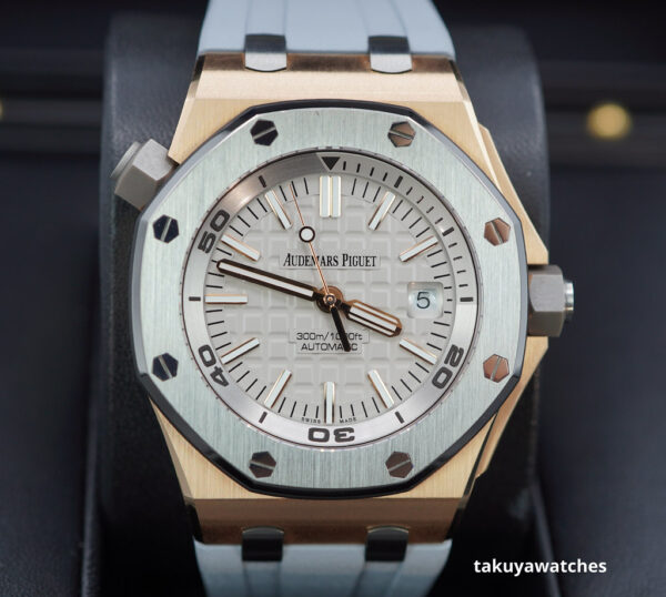 Audemars PIGUET ROYAL OAK OFFSHORE DIVER ROSE GOLD JAPAN LIMITED 500 FULL SET