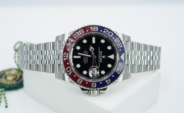 BRAND NEW Rolex 126710BLRO PEPSI GMT MASTER II RED BLUE BEZEL JUBILEE 2024 FULL SET - Image 9