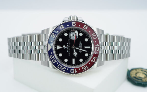 BRAND NEW Rolex 126710BLRO PEPSI GMT MASTER II RED BLUE BEZEL JUBILEE 2024 FULL SET - Image 10