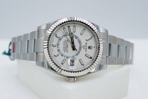 NEW Rolex 326934 SKY-DWELLER WHITE DIAL OYSTER BRACELET STICKERS COMPLETE SET - Image 9