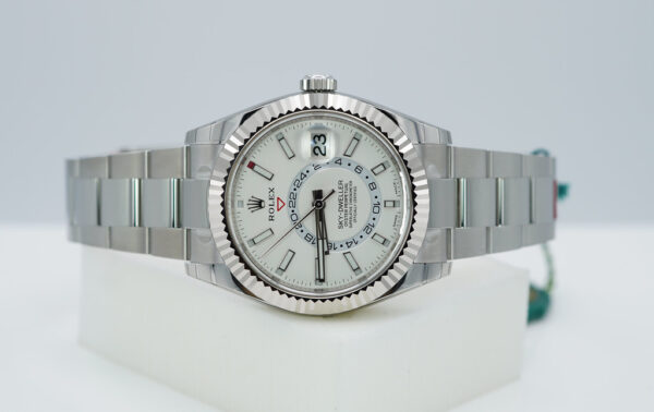 NEW Rolex 326934 SKY-DWELLER WHITE DIAL OYSTER BRACELET STICKERS COMPLETE SET - Image 10