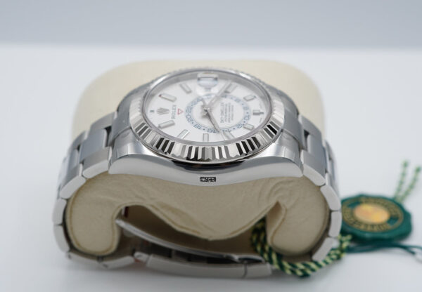NEW Rolex 326934 SKY-DWELLER WHITE DIAL OYSTER BRACELET STICKERS COMPLETE SET - Image 4