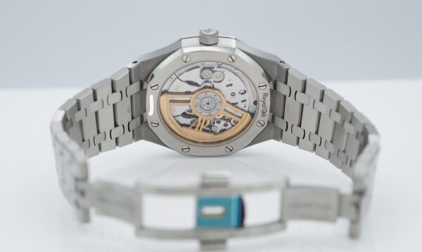 Audemars PIGUET ROYAL OAK 15500ST STAINLESS STEEL BLUE DIAL 41MM 2020 FULL SET - Image 9