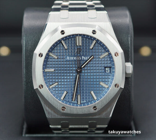 Audemars PIGUET ROYAL OAK 15500ST STAINLESS STEEL BLUE DIAL 41MM 2020 FULL SET