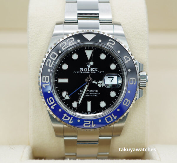 Rolex 126710BLNR GMT MASTER 2 BLACK BLUE BEZEL NEW MODEL 2022 WARRANTY FULL SET