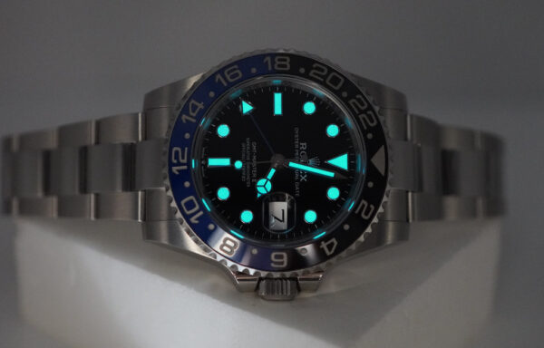 Rolex 126710BLNR GMT MASTER 2 BLACK BLUE BEZEL NEW MODEL 2022 WARRANTY FULL SET - Image 11