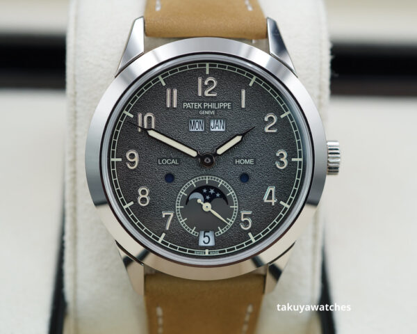 Patek PHILIPPE 5326G WHITE GOLD COMPLICATIONS ANNUAL CALENDAR TRAVEL TIME 2023 FULL SET