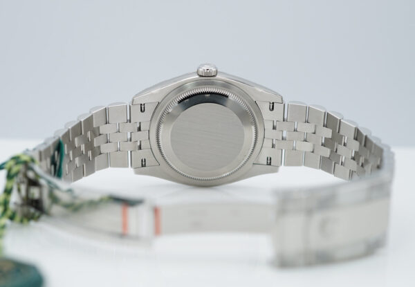 BRAND NEW Rolex 126234 DATEJUST 36 FLUTED BEZEL MINT GREEN DIAL JUBILEE 2024 FULL SET - Image 8