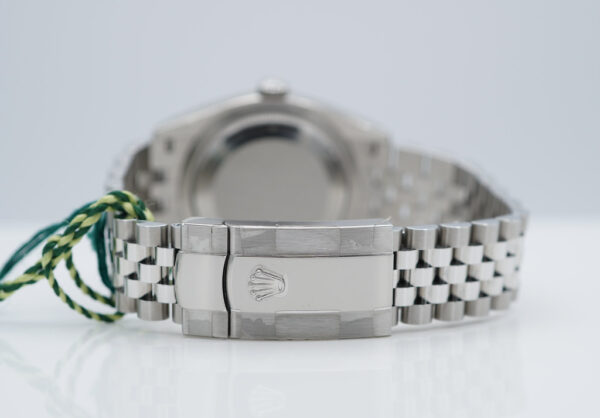 BRAND NEW Rolex 126234 DATEJUST 36 FLUTED BEZEL MINT GREEN DIAL JUBILEE 2024 FULL SET - Image 7