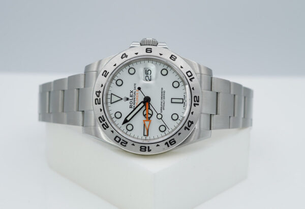 Rolex 216570 EXPLORER 2 WHITE POLAR DIAL 42MM 2017 COMPLETE SET - Image 10