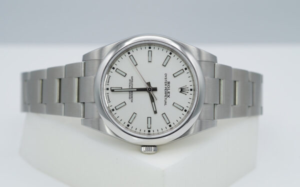 Rolex 114300 OYSTER PERPETUAL NO DATE WHITE DIAL 39MM 2020 COMPLETE SET - Image 9
