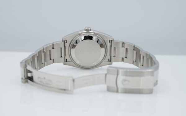 Rolex 115200 OYSTER PERPETUAL DATE 34MM BLUE DIAL OYSTER BAND 2022 FULL SET - Image 8