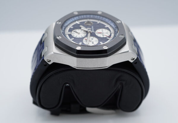 Audemars PIGUET ROYAL OAK OFFSHORE 26401PO PLATINUM BLUE DIAL FULL SET - Image 4