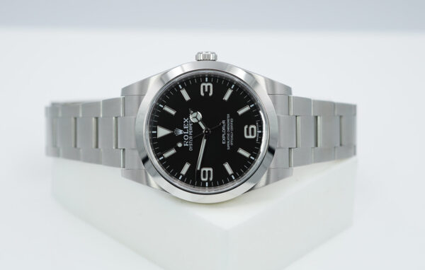 Rolex 214270 EXPLORER STAINLESS STEEL FULL LUME DIAL 39MM 2019 FULL SET - Image 10