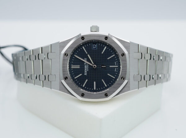 BRAND NEW Audemars PIGUET ROYAL OAK JUMBO 16202ST BLUE DIAL 2024 COMPLETE SET - Image 11