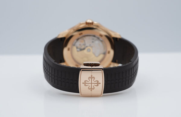 Patek PHILIPPE 5167R AQUANAUT 18K ROSE GOLD RUBBER STRAP 40MM 2020 FULL SET - Image 7