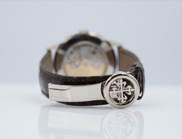 Patek PHILIPPE 5320G PERPETUAL CALENDAR WHITE GOLD CREAM DIAL 2021 FULL SET - Image 8