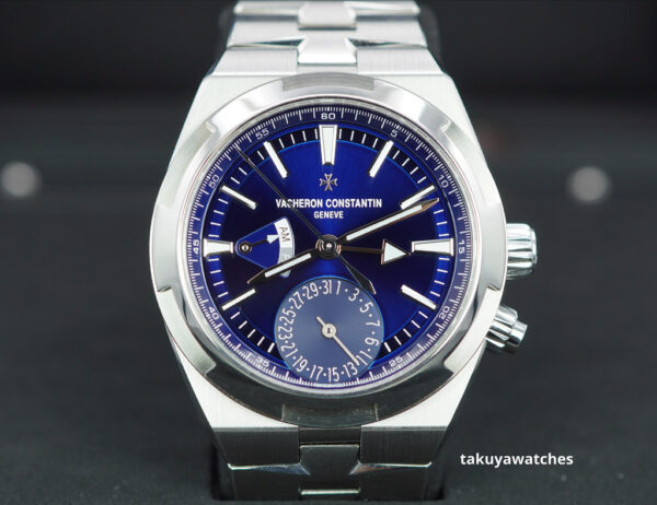 Vacheron CONSTANTIN OVERSEAS DUAL TIME 7900V BLUE DIAL 2021 WARRANTY FULL SET