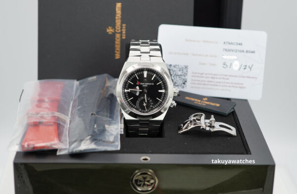 BRAND NEW Vacheron CONSTANTIN OVERSEAS DUAL TIME 7920V BLACK DIAL NEW MODEL 2024 FULL SET - Image 2