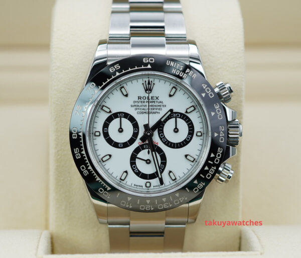 Rolex 116500LN COSMOGRAPH DAYTONA WHITE PANDA DIAL CERAMIC BEZEL 2022 FULL SET