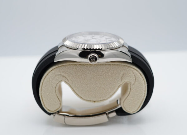 Rolex 336239 SKY-DWELLER 18K WHITE GOLD INTENSE WHITE DIAL OYSTERFLEX 2023 FULL SET - Image 3