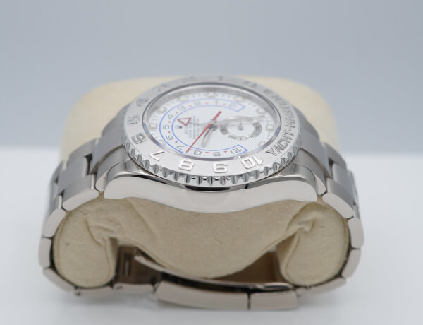 Rolex 116689 YACHTMASTER II 18K WHITE GOLD PLATINUM BEZEL RSC SERVICED 2023 - Image 4