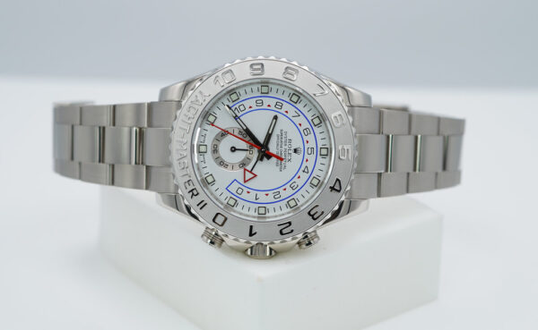 Rolex 116689 YACHTMASTER II 18K WHITE GOLD PLATINUM BEZEL RSC SERVICED 2023 - Image 9